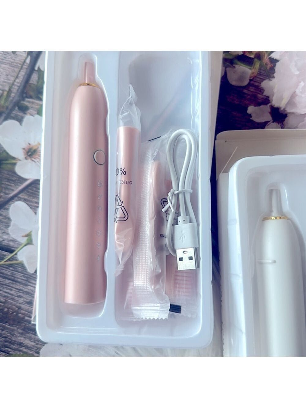 2 Pack Sonic Electric Toothbrush, 6 Modes 42000vpm with 2-Minute Built-in Timer - Picture 6 of 10